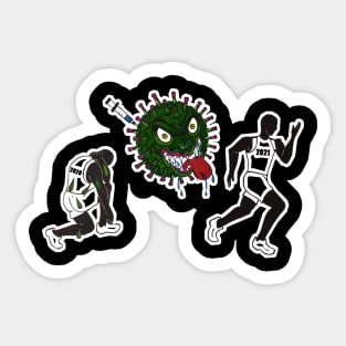 Corona virus 2021 Sticker